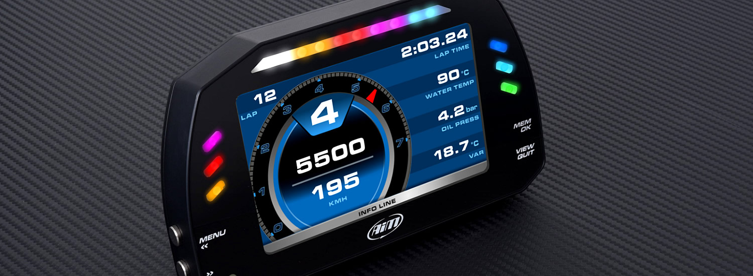 AIM MXS Dash Dispaly • Goldstar Onboard